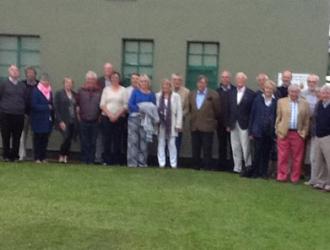 Members of the Woodbridge 41 Club who visited in July 2015