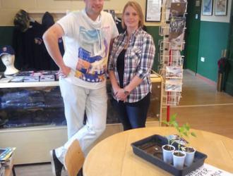 Dutch visitors Martin and Kath who visited in July 2015