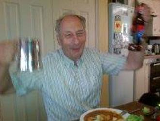 Peter Kindred celebrating his 70th birthday