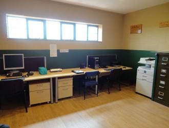 The Work Stations in the Library