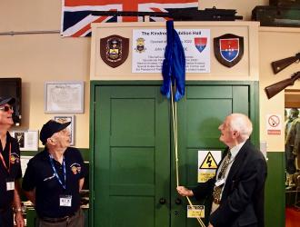 Kindred Exhibition Hall Opening Ceremony with Peter Senior, Peter Kindred, John Warwicker