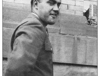 Hewitt Dunn who completed 100 missions with the 390th