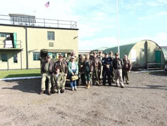 The contingent from the 95th Bomb Group Museum at Horham