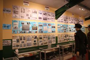 Inside the museum