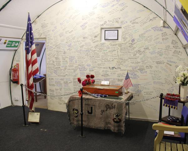 "So touching to find my Dad's signature on your special Veterans' Wall"
