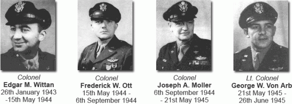 390th Bomb Group Commanders