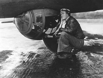 The Ball Turret Gunner from the B-17 "Hot Rocks"